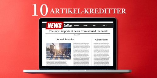 10 artikel-kreditter